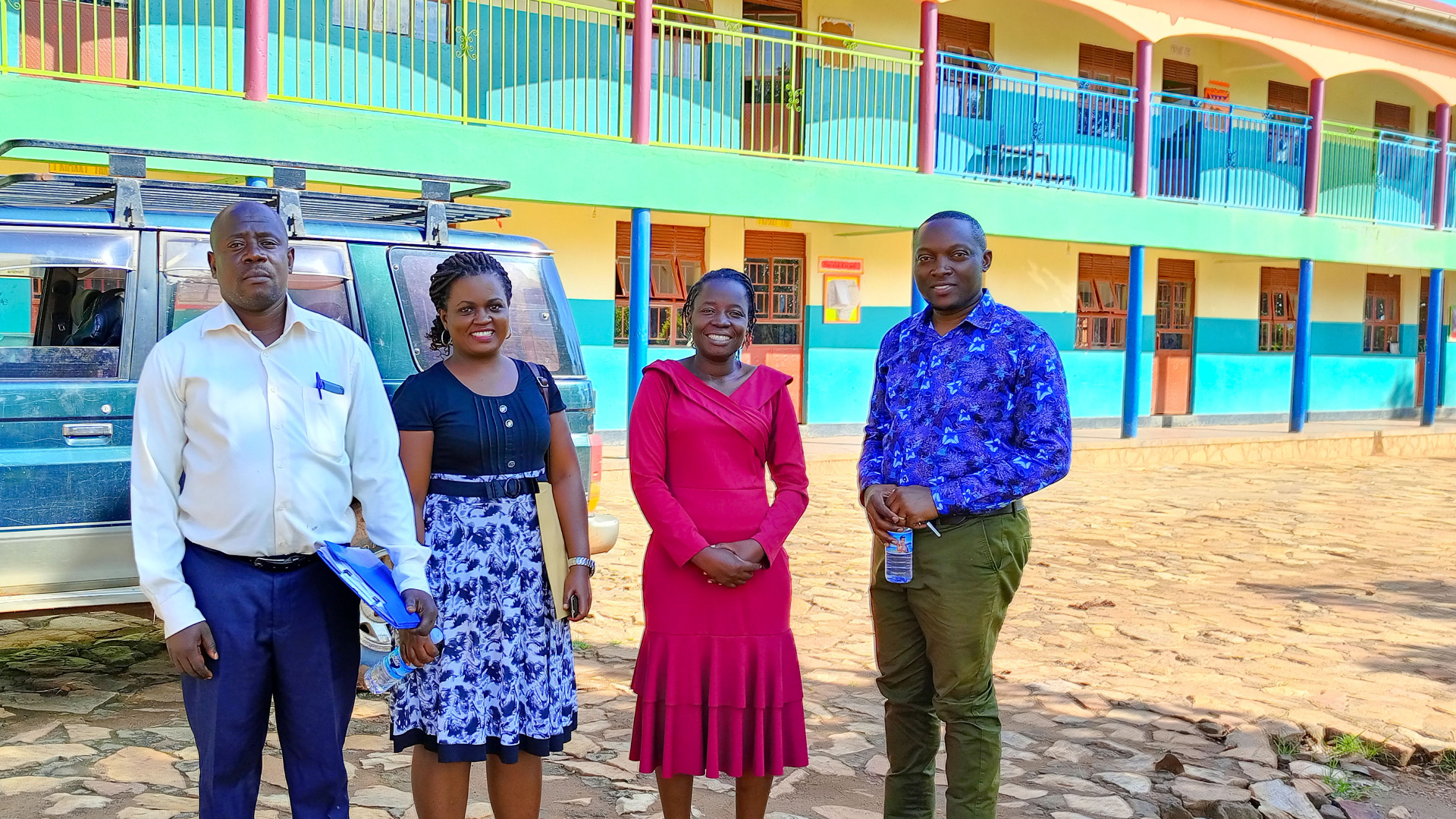 NAWI team visiting a partner school
